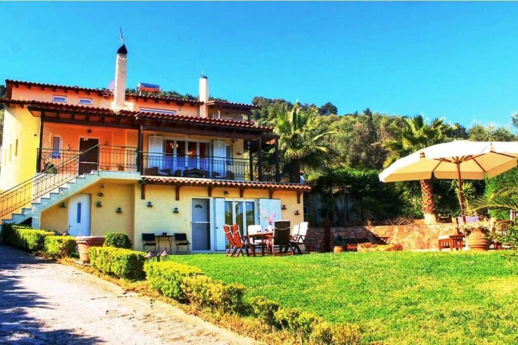 Platanos Estate Villa Akrata Bagian luar foto