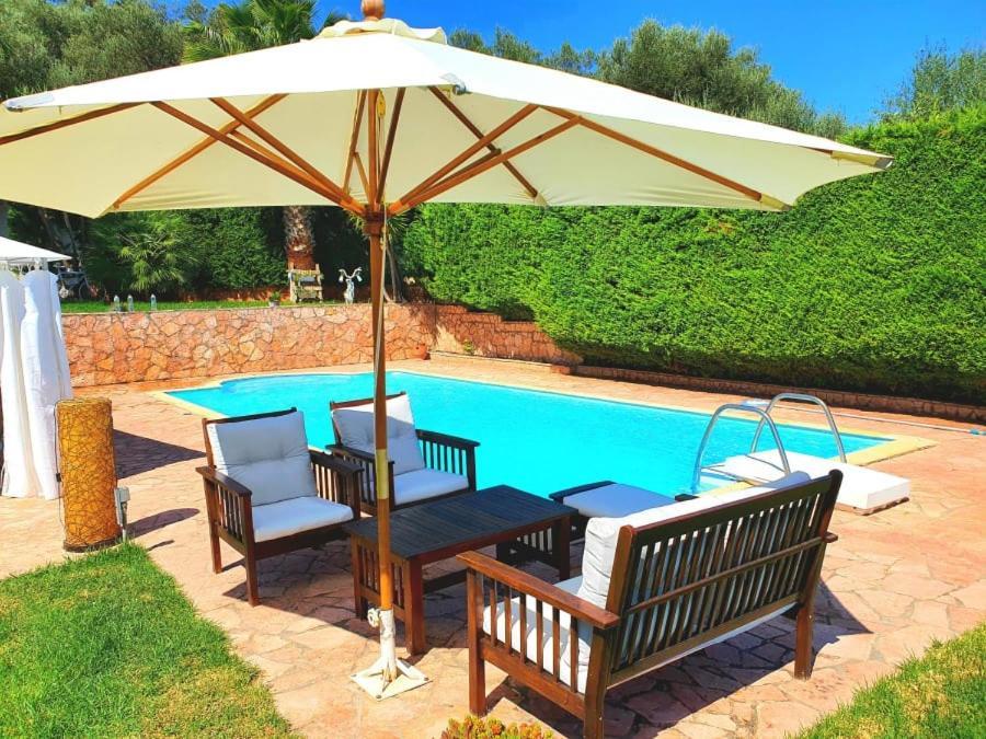 Platanos Estate Villa Akrata Bagian luar foto